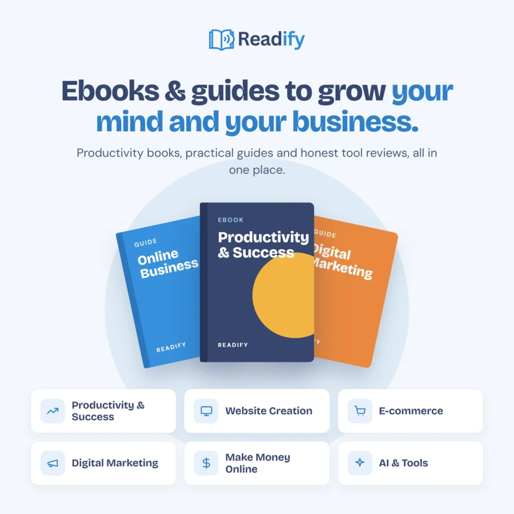 Productivity ebooks and audiobooks by Readify