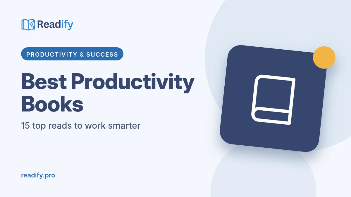 Best productivity books: 15 top reads to work smarter