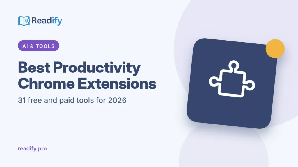 31 Best Productivity Chrome Extensions in 2026 (Free & Paid)