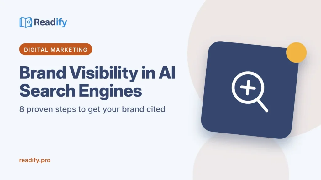 How to improve brand visibility in AI search engines