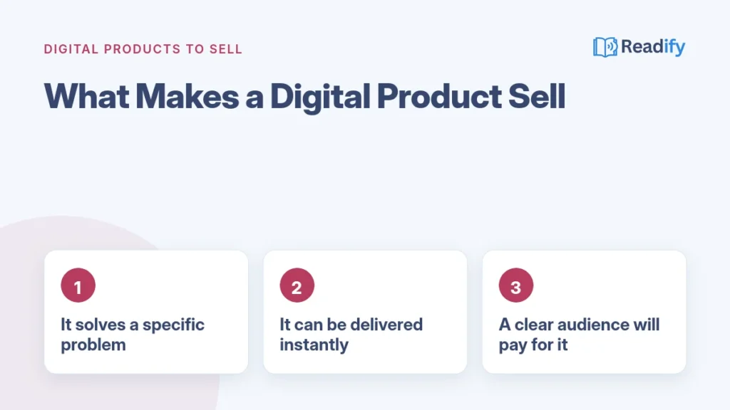 Digital products to sell: what makes a product sell