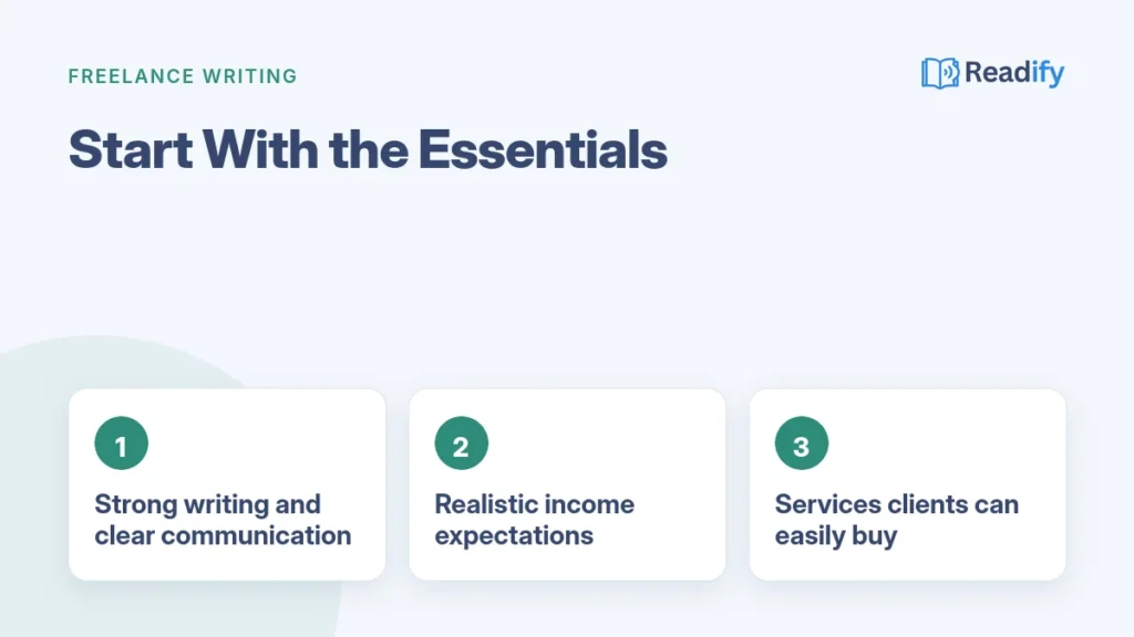 How to become a freelance writer: start with the essentials