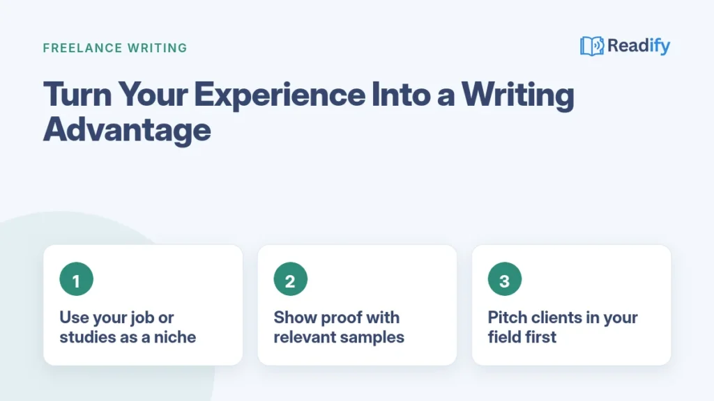 How to become a freelance writer: turn your experience into an advantage