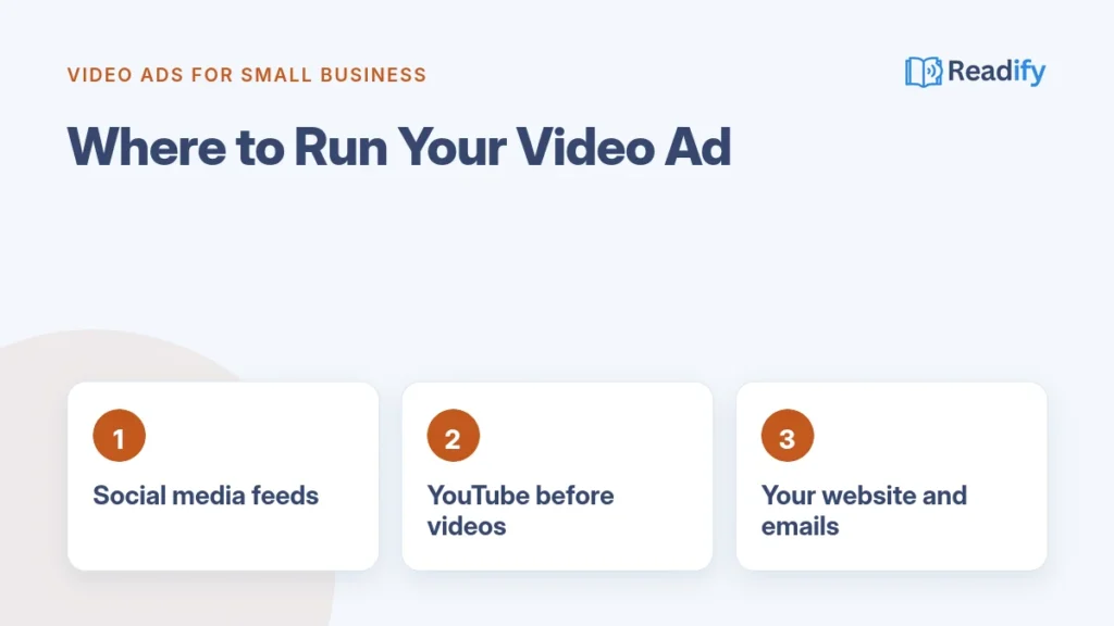 Video ads for small business: where to run them